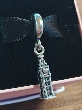 Authentic Pandora Big Ben Charm – 791080 Sterling Silver (Retired)